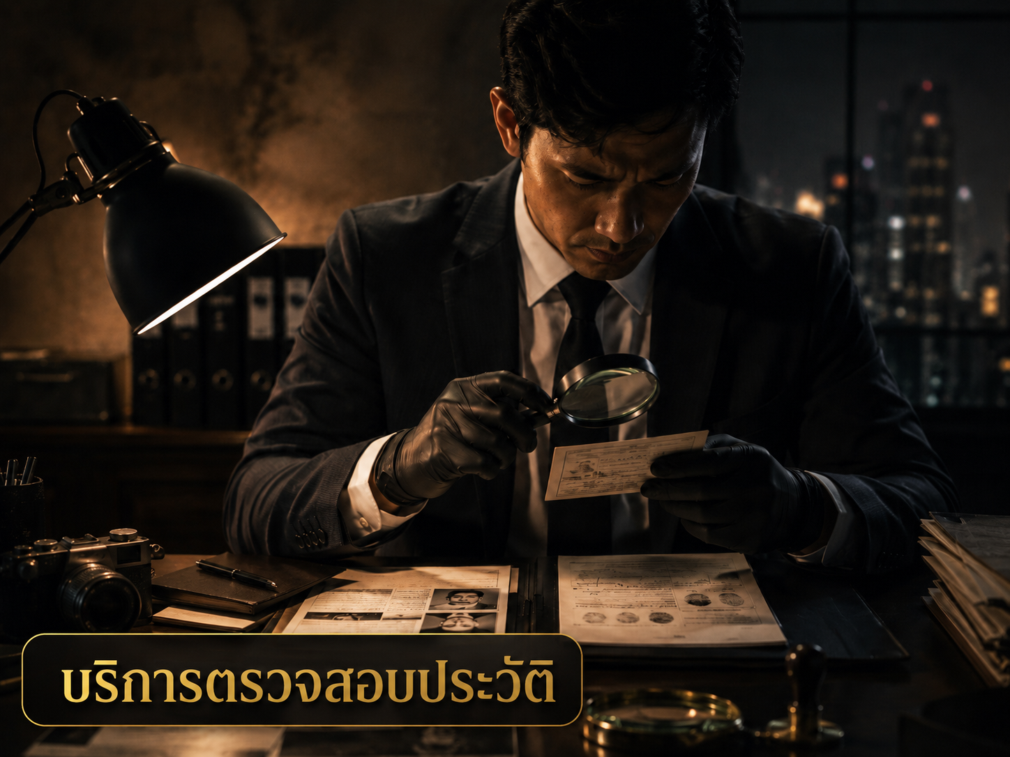 บริการตรวจสอบประวัติ